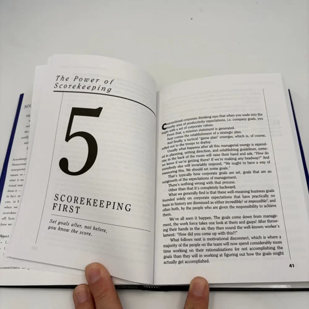 Scorekeeping for Success Coonradt Benson Hardcover Dust Jacket